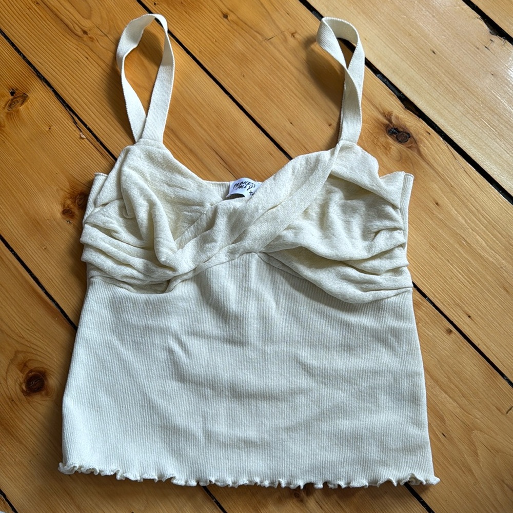 Princess Polly Cropped Tank Top - Front Twist